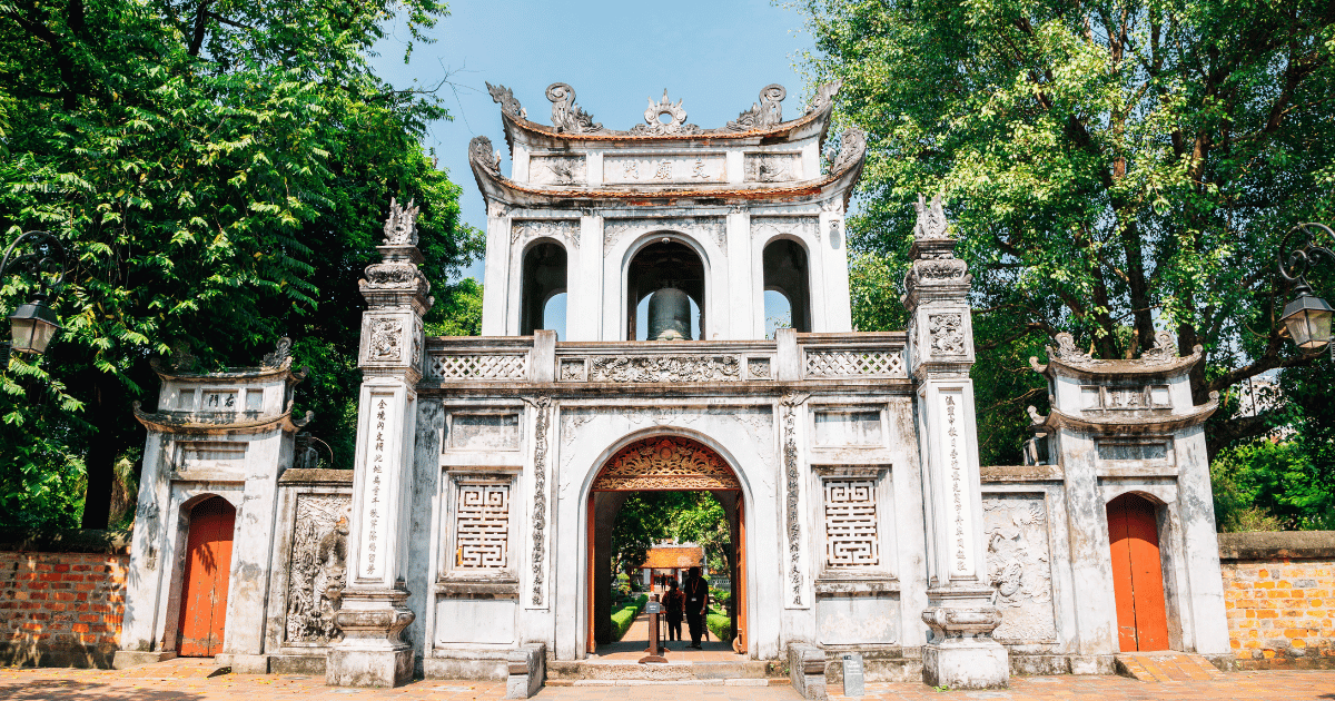 le temple de la littérature à Hanoi, une académie confucéenne fondée en 1070